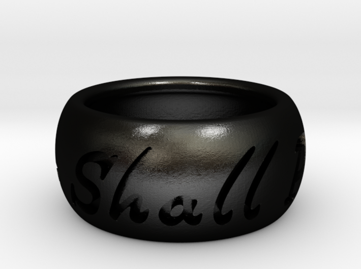 This Too Shall Pass ring size 5 3d printed