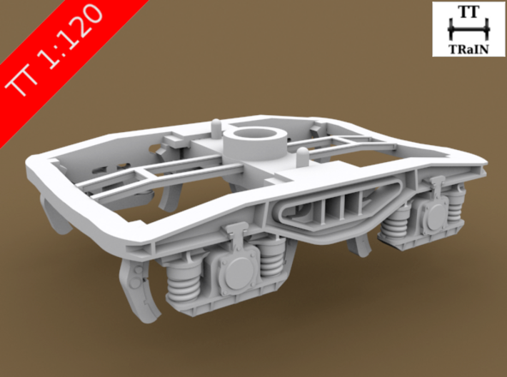 TT Scale Y25 Type Chassis 2pcs (EU) 3d printed Y25 Type Chassis