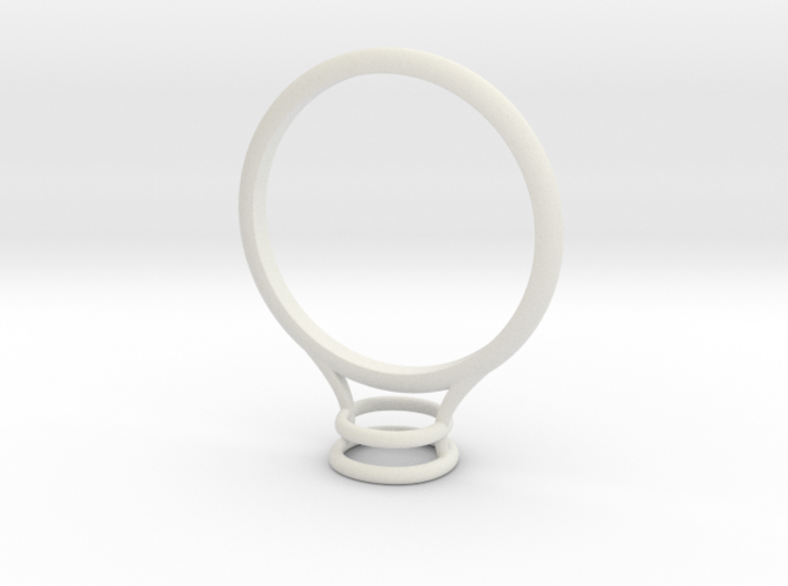 Bezel Ring- Circular 3d printed