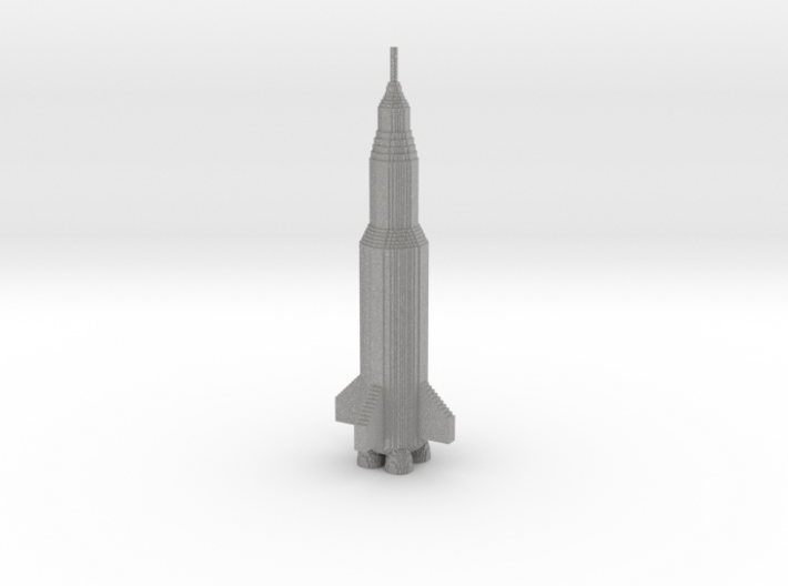 Saturn V: Minecraft Style 3d printed