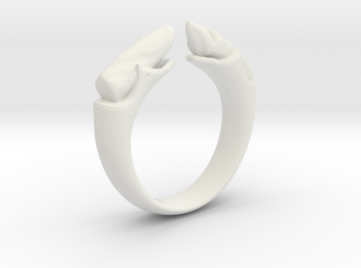 dual stone ring 3d printed