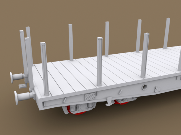 TT Scale Smmps Wagon complete set (EU) 3d printed  TT Scale Smmps Wagon complete set (wheelsets not included)