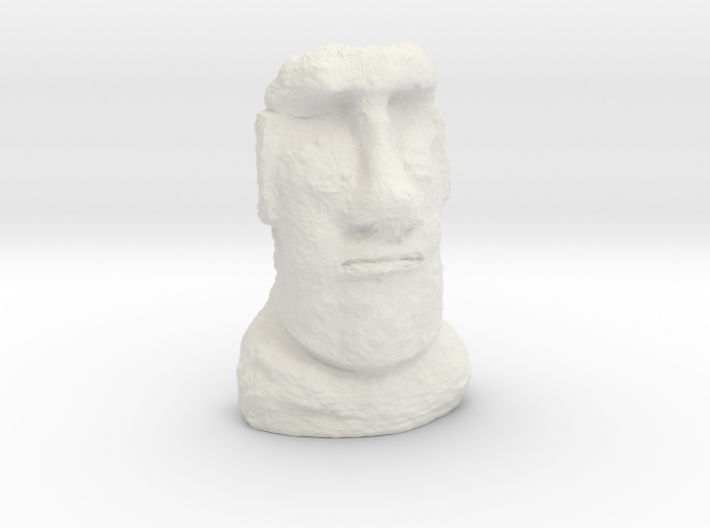 28mm/32mm scale Moai Head 3d printed