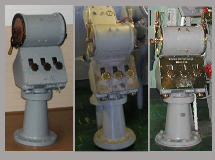  1/48 US Navy Ship's Engine Order Telegraph v2 3d printed 
