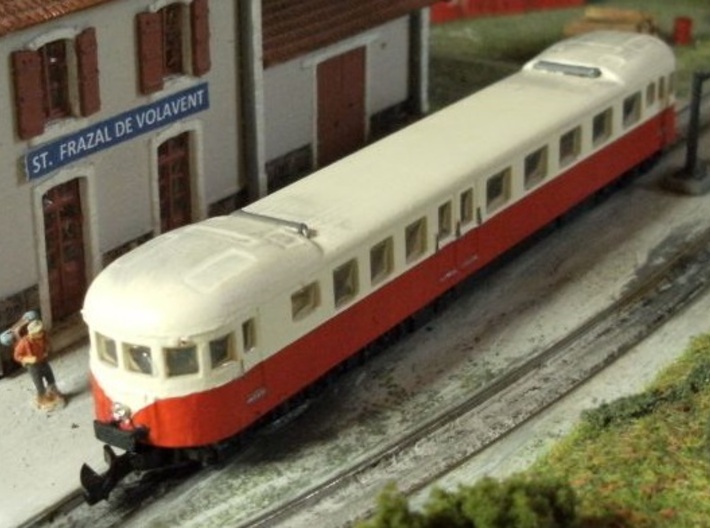 Decauville Autorail - DXW Nm 1:160 3d printed Completed model