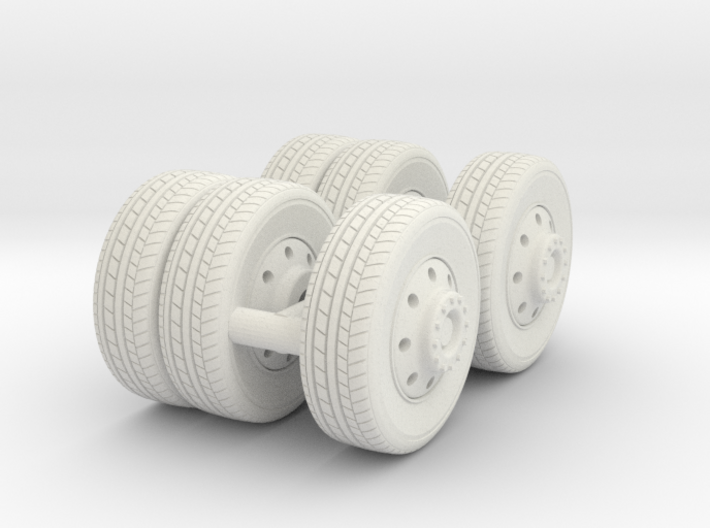 1/87 FDNY seagrave-communication truck wheels 3d printed