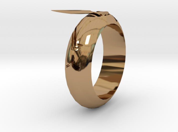 Arrowhead Ring 3d printed