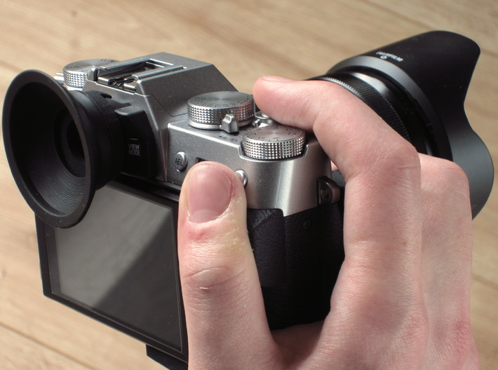 Grip for X-T10 3d printed 