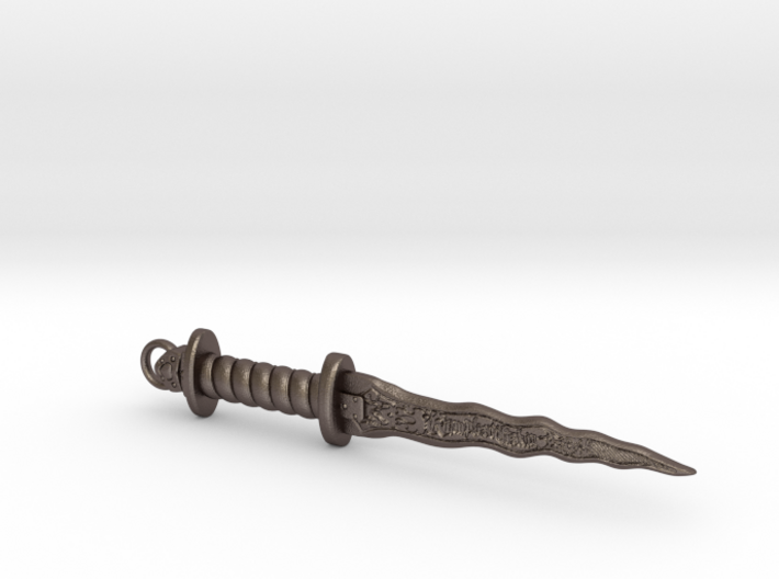 Once Upon a Time Dark One dagger pendant 3d printed
