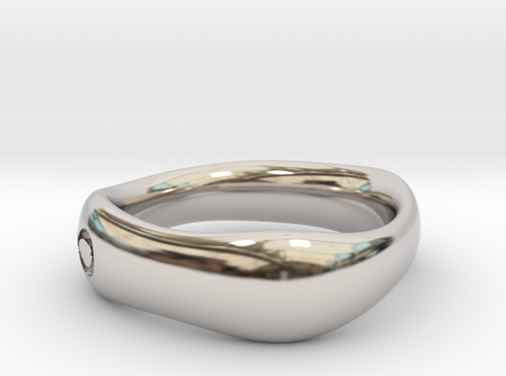 Cymatic Ring US Size 10 UK Size T ½ 3d printed