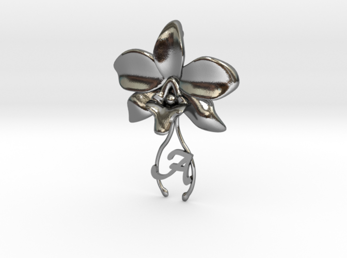 Orchid pendant 3d printed 