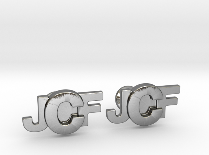 Monogram Cufflinks JFC 3d printed