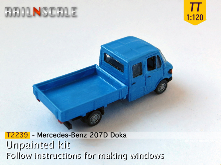 Mercedes-Benz 207D Doka (TT 1:120) 3d printed 