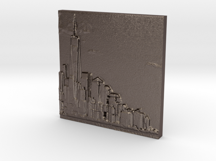 Manhattan Skyline 3d printed