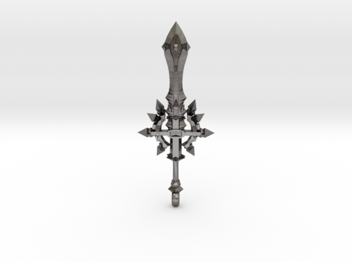 ArchAngel Cross Sword Pendant 3d printed