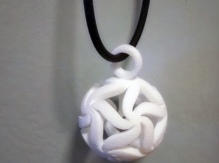 Star Ball Floral (Pendant Size) 3d printed Credit to Walter for the photo.