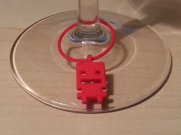 Turbo Buddy Wine Charm 3d printed