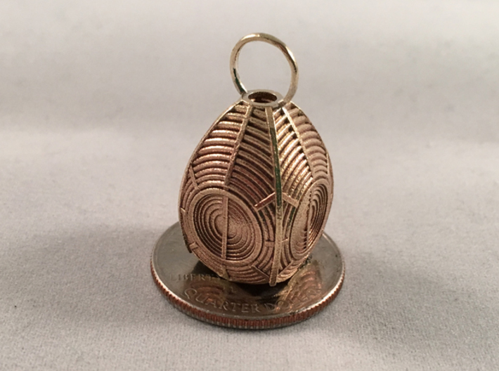 3rd Order Lighthouse Lens Pendant Small 3d printed 