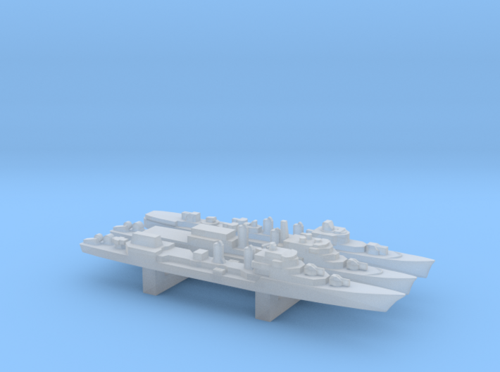 Late T53 Class Destroyer Set, 3pc, 1/6000 3d printed