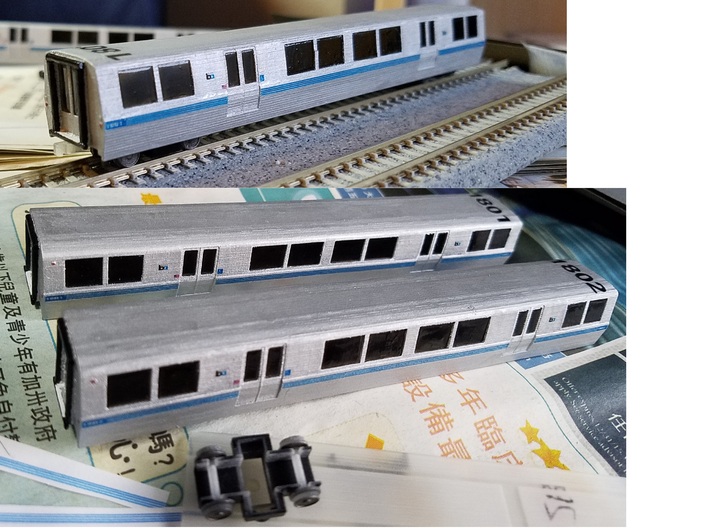 N Scale BART B Car Unpowered (9FQD5HC66) by Themikepeng