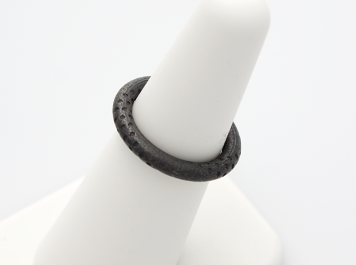 Bubbles - Steel Materials 3d printed Matte Black Steel