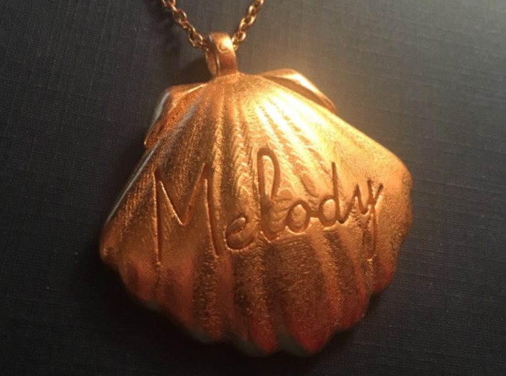 Melodys Pendent From Little Mermaid 3d printed