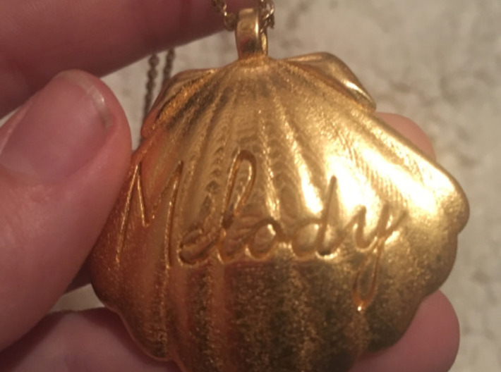 Melodys Pendent From Little Mermaid 3d printed 