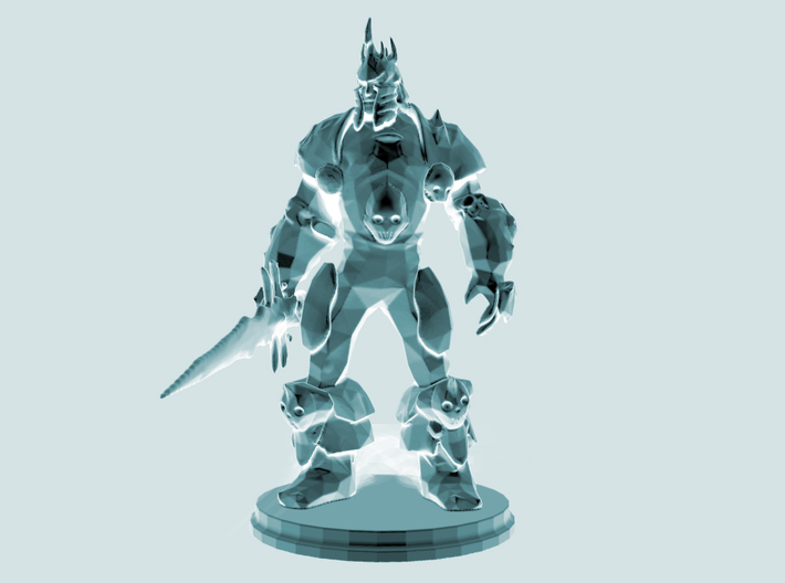 Arthas the Lich King from World of Warcraft 3d printed 