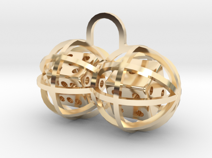 Charm: Lucky Balls 3d printed