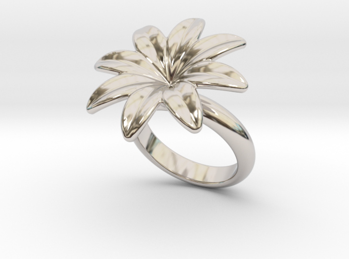 Flowerfantasy Ring 20 - Italian Size 20 3d printed