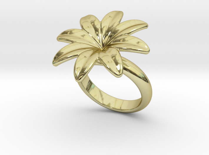 Flowerfantasy Ring 26 - Italian Size 26 3d printed