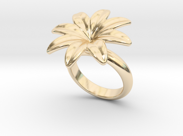 Flowerfantasy Ring 27 - Italian Size 27 3d printed