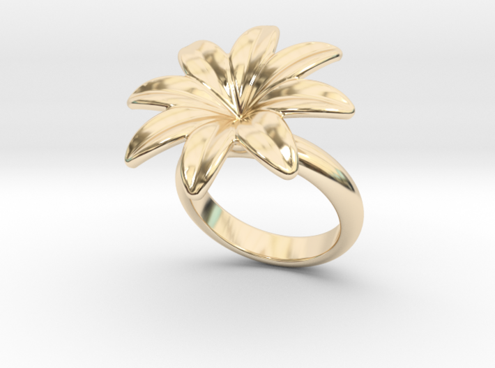 Flowerfantasy Ring 30 - Italian Size 30 3d printed