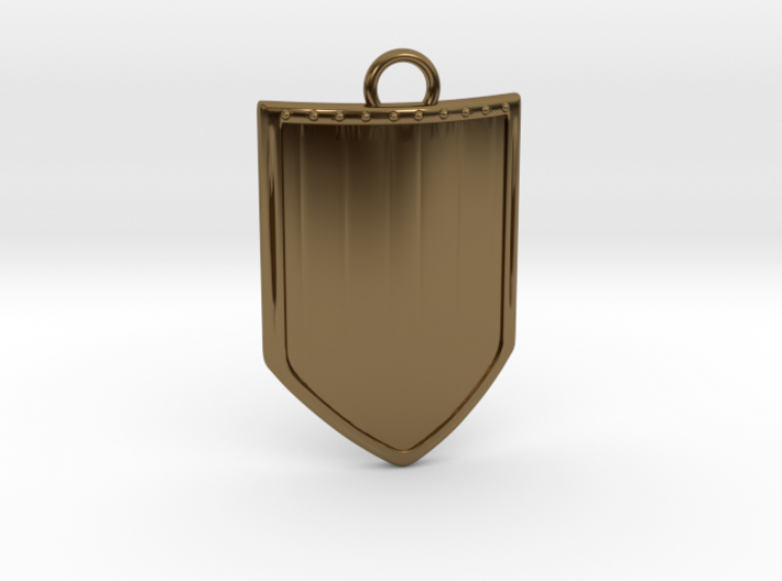 Shield 3 Pendant 3d printed