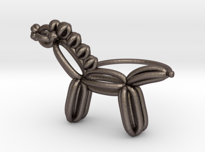 Balloon Horse Ring size 4 3d printed