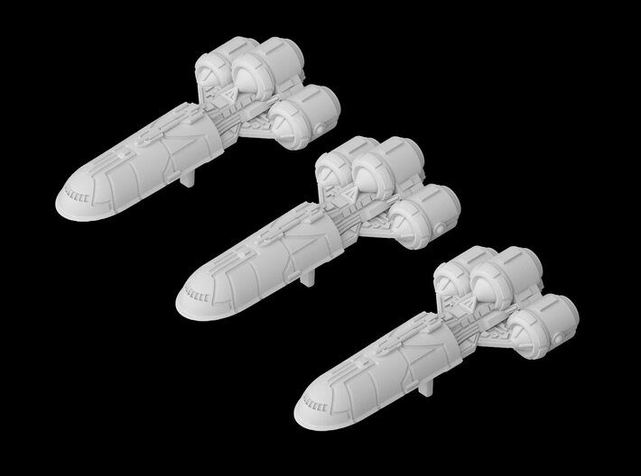 (Armada) 3x CSS-1 Senator Star Shuttle 3d printed