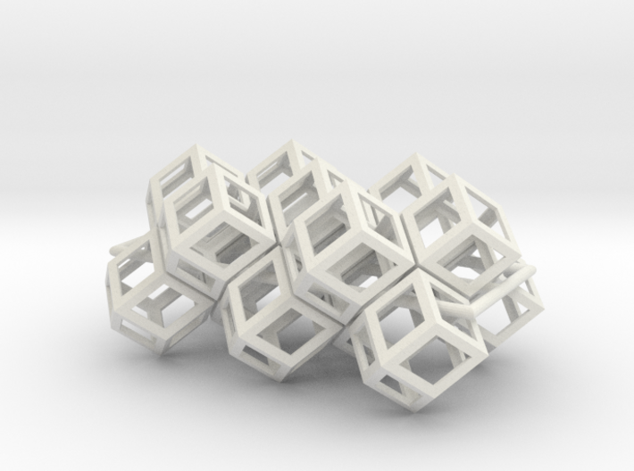 Space filling rhombic dodecahedra 3d printed 