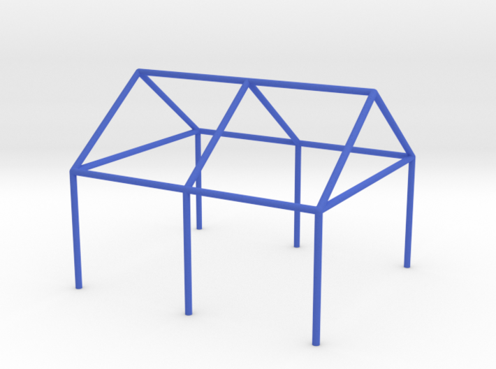 Tent Frame Scale Model reinforced 3d printed