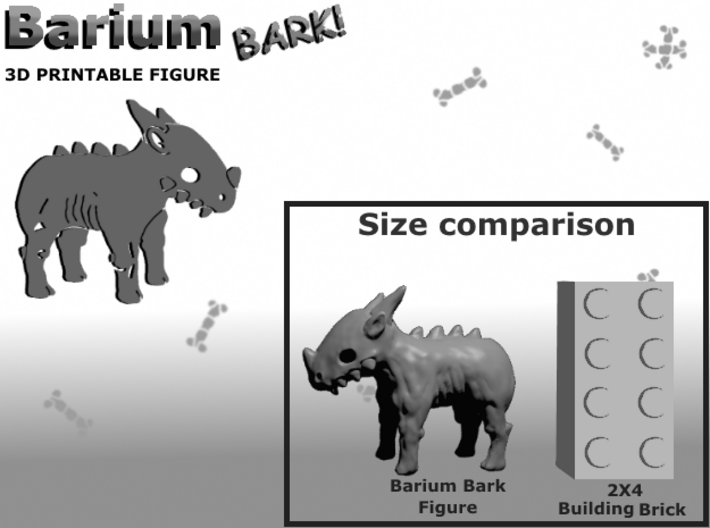 Barium Bark 3d printed 