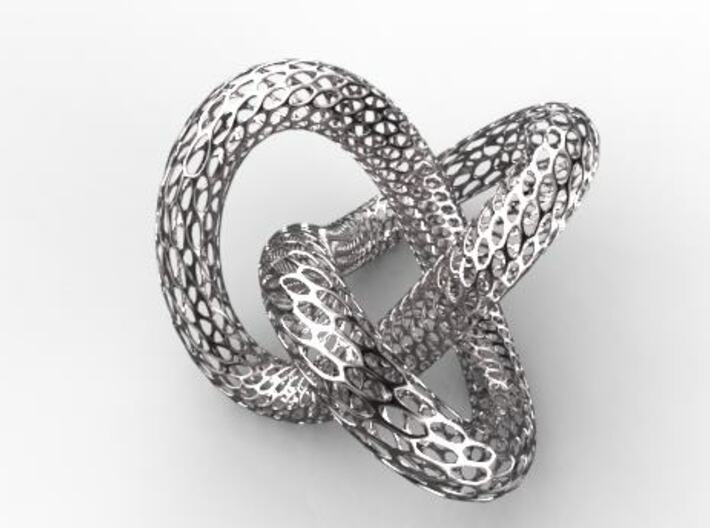 trefoil knot 3d printed