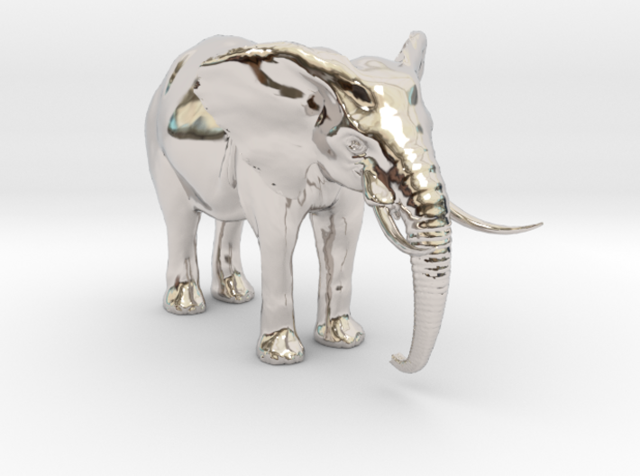 African Alpha Elephant 3d printed
