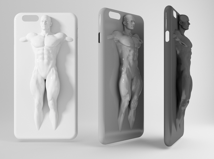  IPhone6 Plus Case Strong Man 001 3d printed 