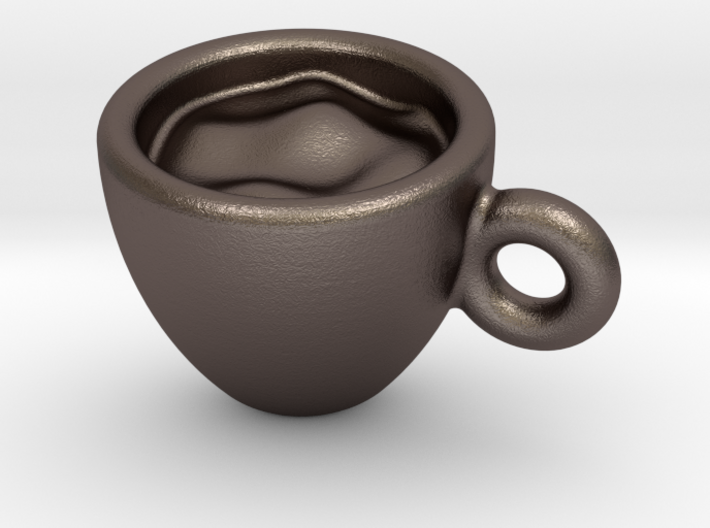 Coffee Cup Earring Or Pendant 3d printed