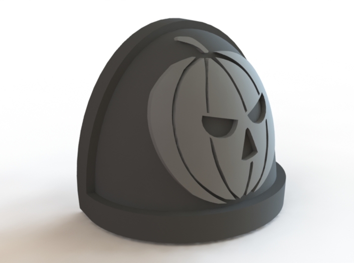 Pumpkin Shoulderpads 3d printed 