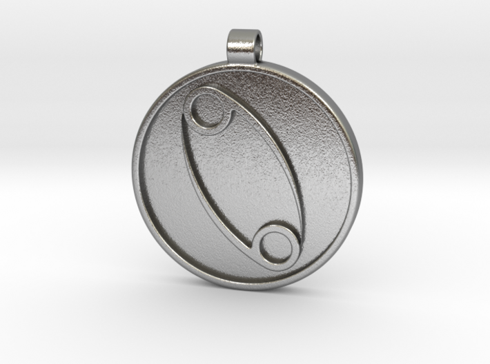 Zodiac KeyChain Medallion-CANCER 3d printed