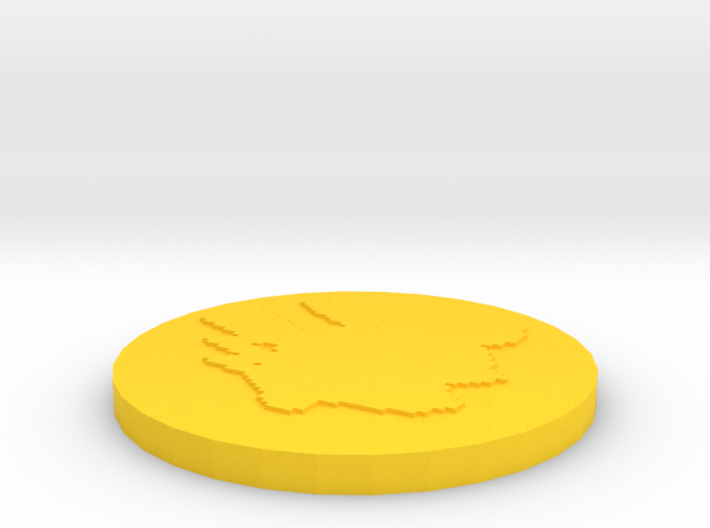 Pikachu Pendant 3d printed 