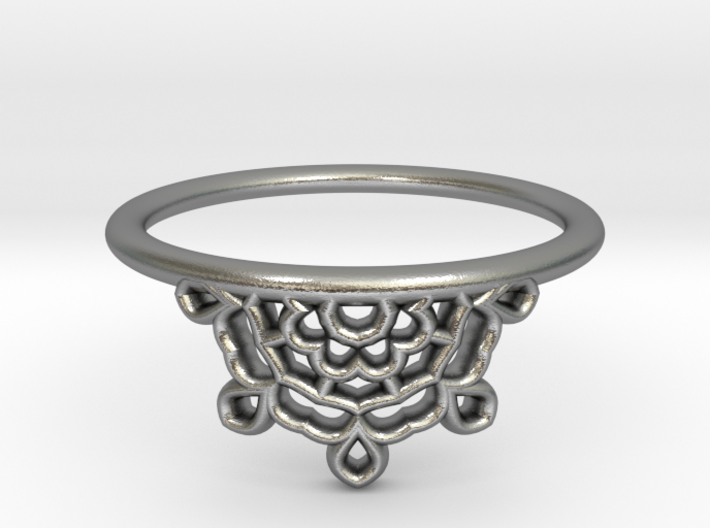 Half Lace Ring - Size 6.5 3d printed