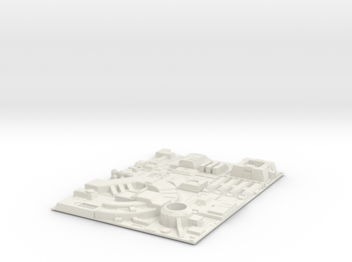 1/1000 Death Star Tiles 3d printed