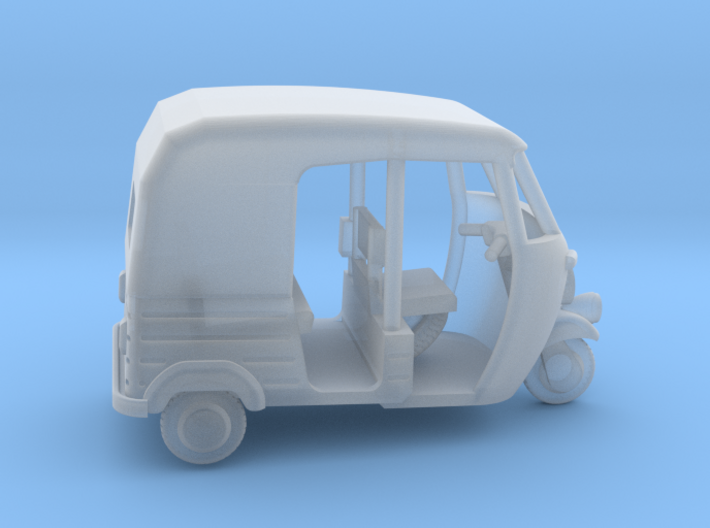 Auto Rickshaw / Tuk Tuk, OO-Scale 1:76 3d printed