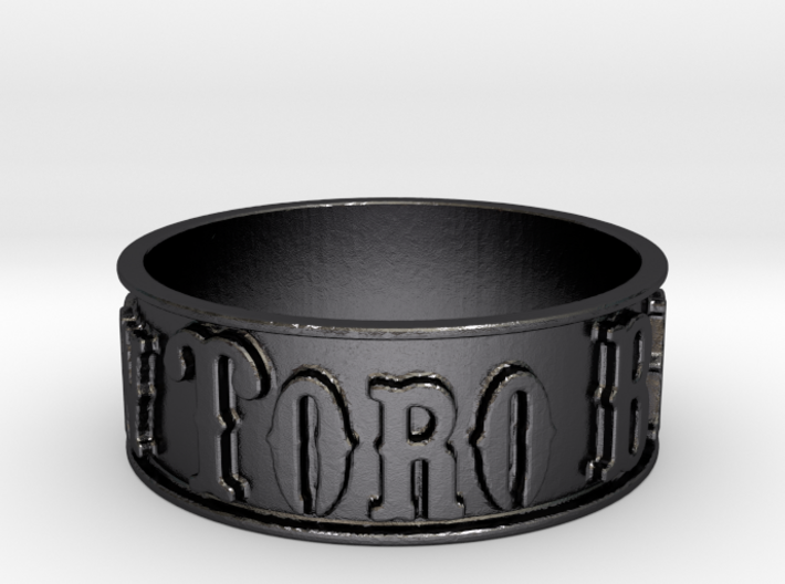 Mt. View Toro Band Ring (size 6) 3d printed